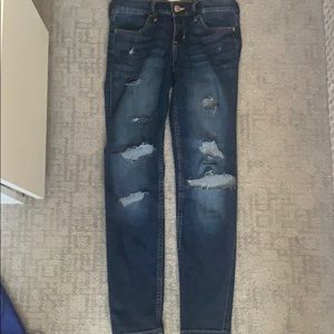 abercrombie super skinny ripped jeans size 9/10